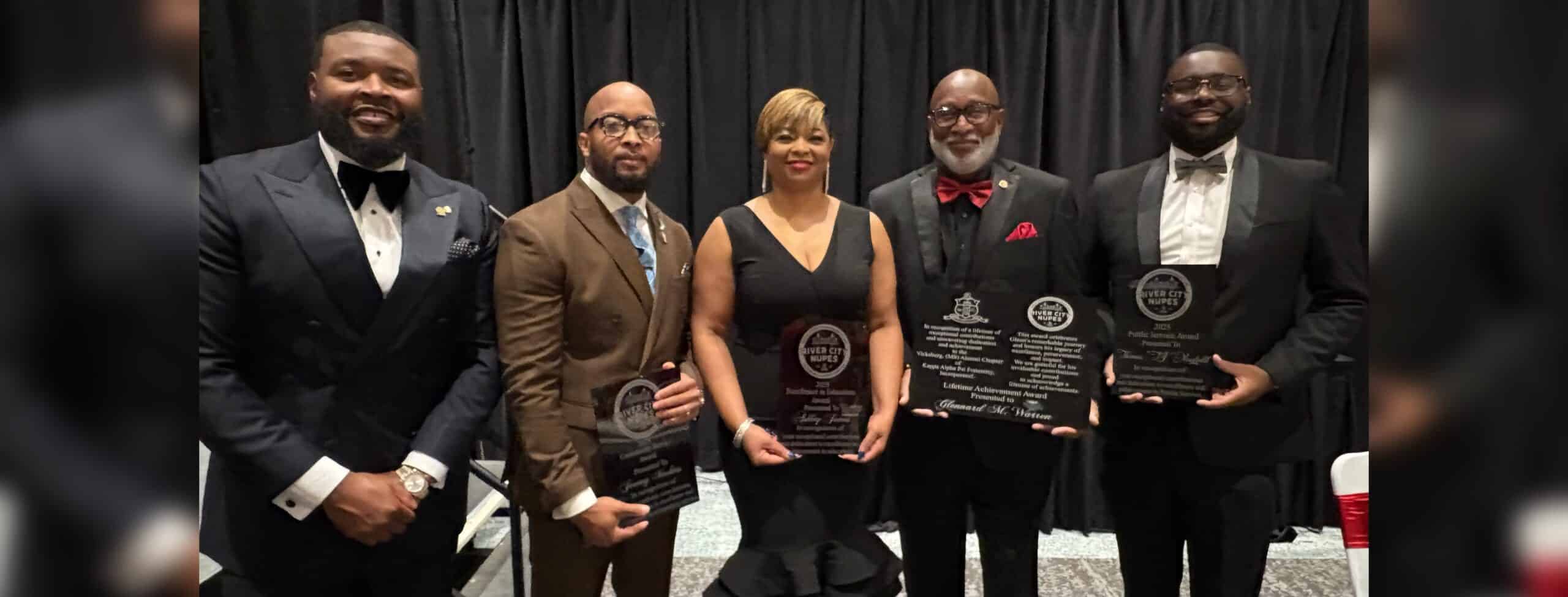 L-R Casey Younger, Ashley James, Glennard Warren, and TJ Mayfield