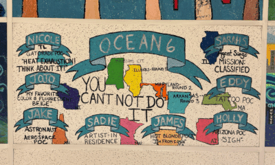 AmeriCorps ceiling tiles at the Vicksburg campus