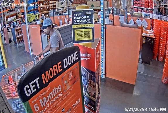 Home Depot Credit Card fraud suspect