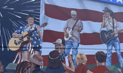 Julie Crouse added to downtown mural after Fourth of July performance