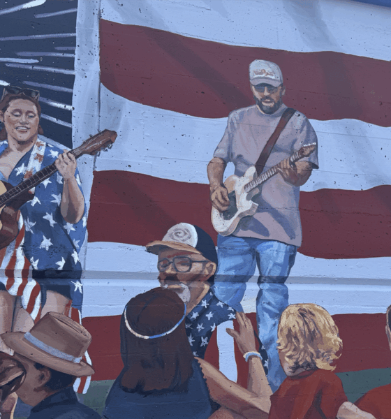 Julie Crouse added to downtown mural after Fourth of July performance
