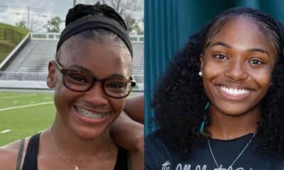 L-R Amiyah Hall and Adria Burrell