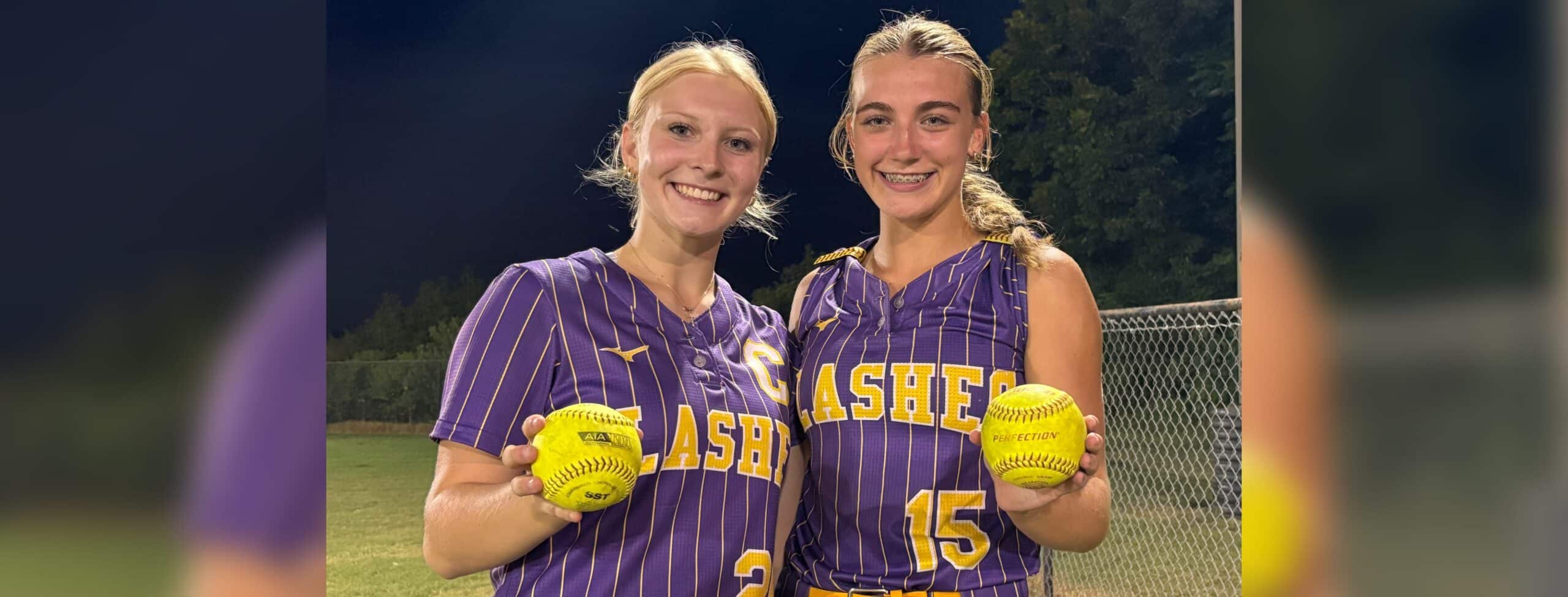 Madison Spencer and Megan Theriot