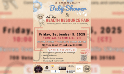Community baby shower to offer health screenings, resources for Vicksburg families
