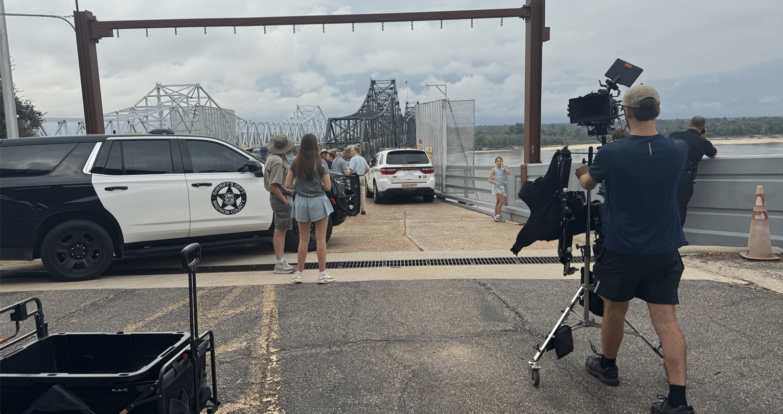 The Girl in the River filming Photo Don Hill