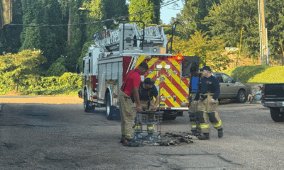Spontaneous combustion sparks fire response at Vicksburg laundromat Photo Don Hill