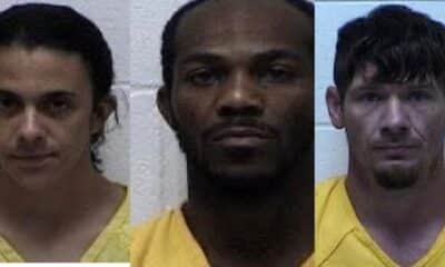 Briana Harris, 27, Patrick Russell, 33, both of 58 Lanell Odom Road, Poplarville, and Javaze Bowden
