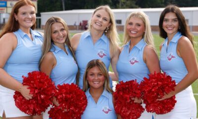 L-R Mia Grace Owen, Addilyn Wilson, Cameron Coon, Sydney Sullivan, Kaylee Doyle and McKinley Phillips kneeling