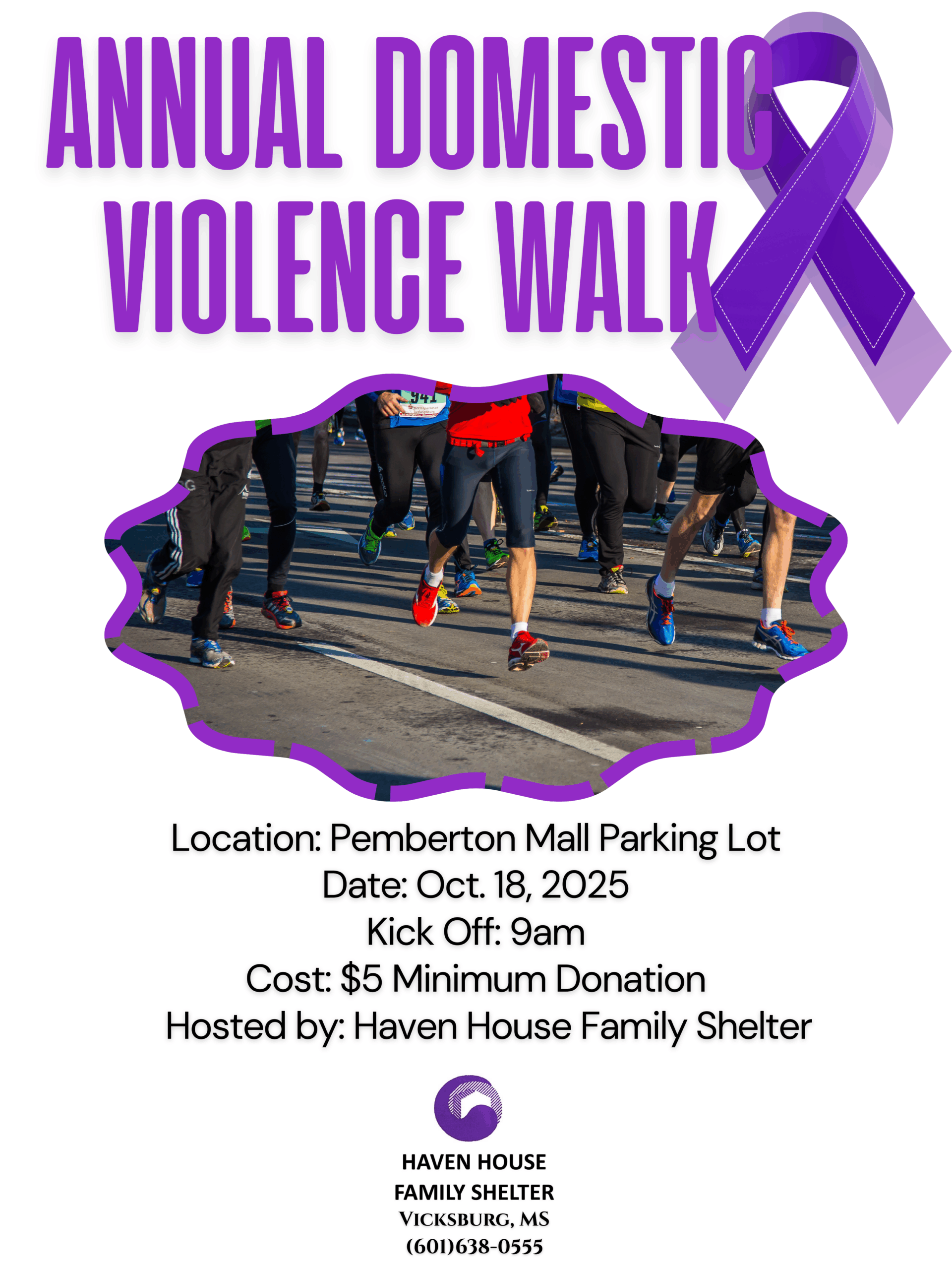 Domestic violence walk