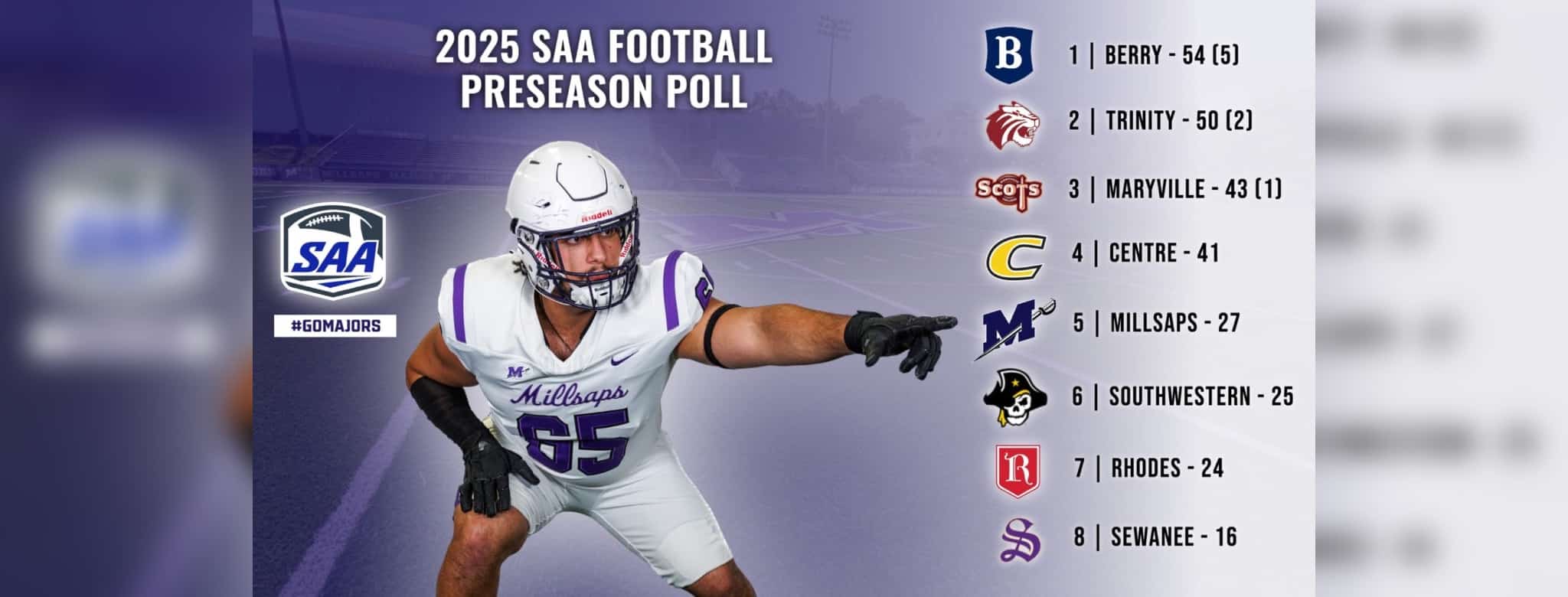 Millsaps football player