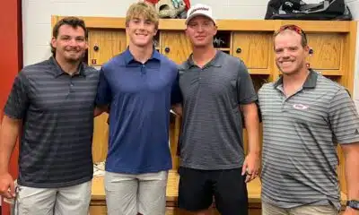Blake Caruthers and Hinds CC staff — Blake Caruthers baseball scholarship