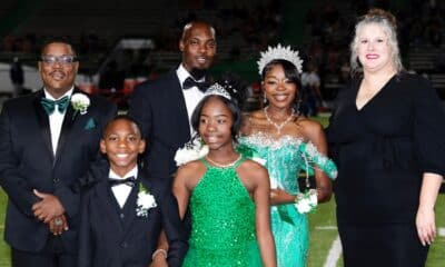 Dr. Robert Lamkin, Derrick Tucker Sr., Janiyah Mazie, Stacey Vaughn, Derrick Tucker Jr., and Derricka Tucker: Photo by Richard Miller
