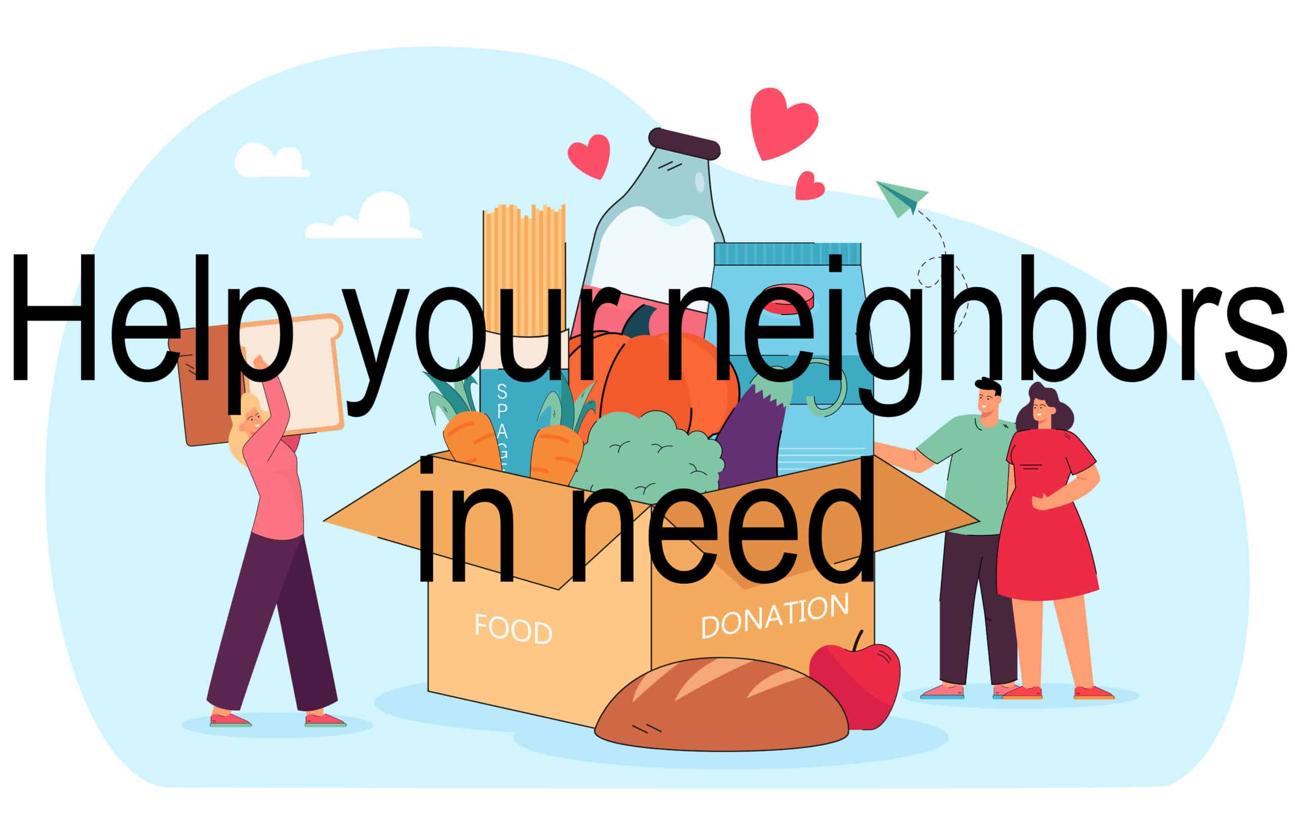 Food bank clipart