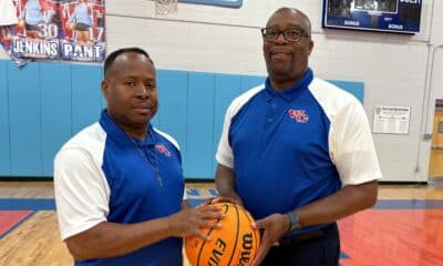 L-R Assistant Head Coach Calvin Morgan and Head Coach Keith Williams