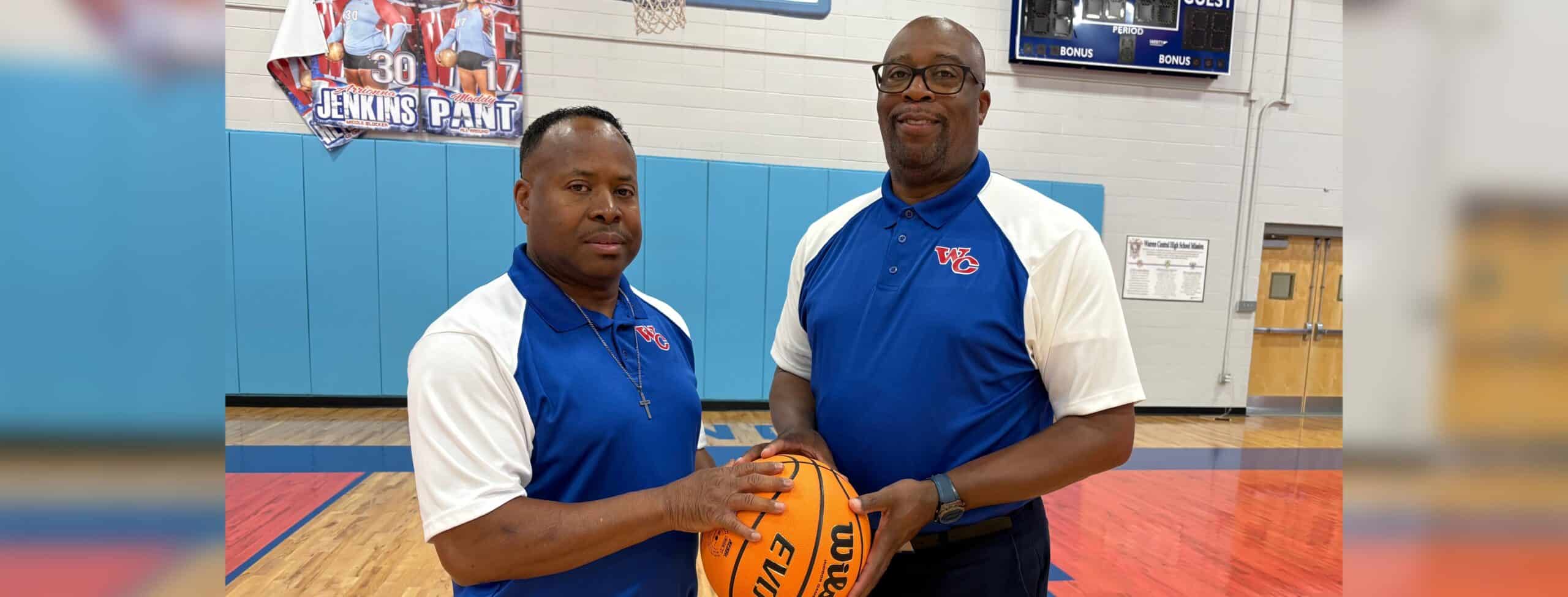 L-R Assistant Head Coach Calvin Morgan and Head Coach Keith Williams