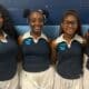 Destinee Hyder, Kaitlyn Nicole Banks, and D’Erriyah Savage, along with junior Aaliyah West