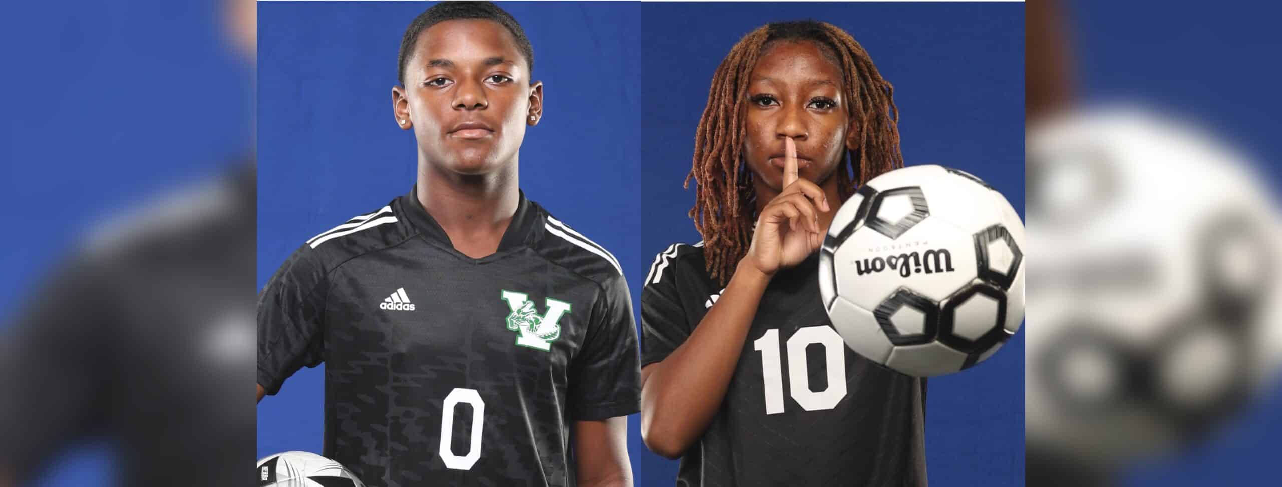 Cannon Jackson and Amari Johnson: Photo by Alvin Coleman