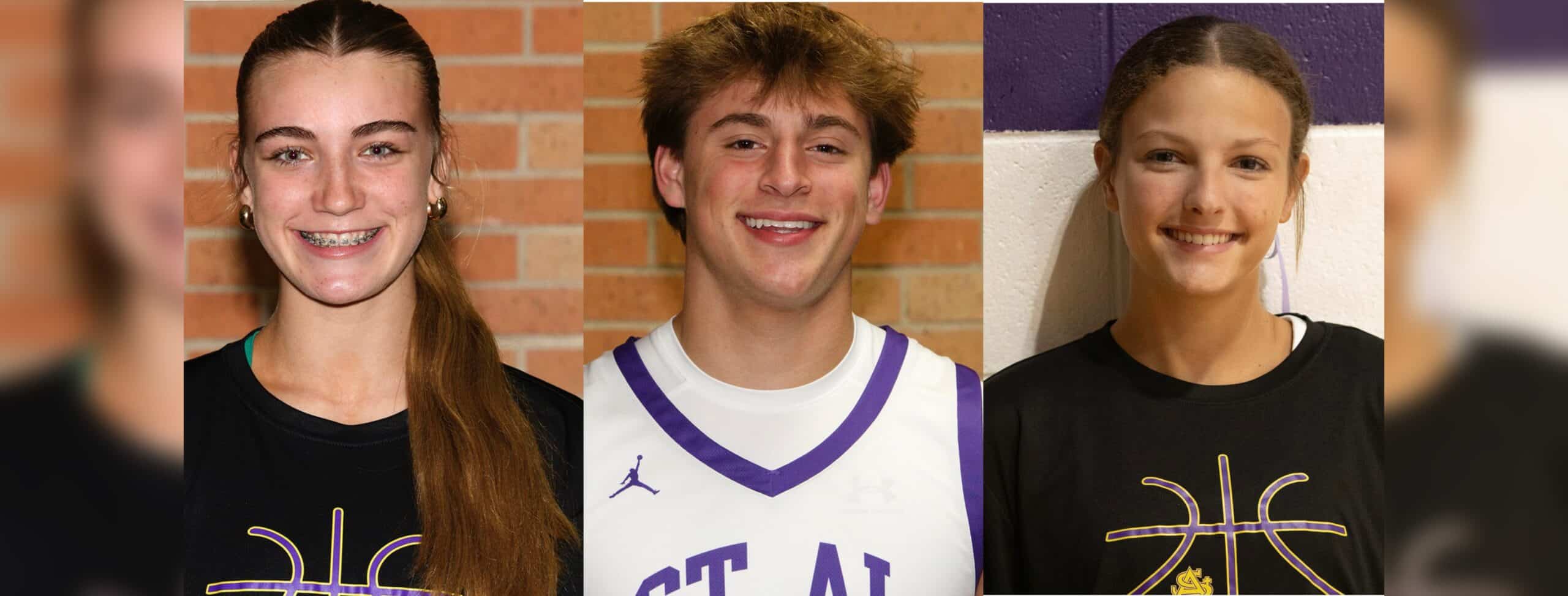 L-R Megan Theriot, Walt Andrews, and Anslee Averett