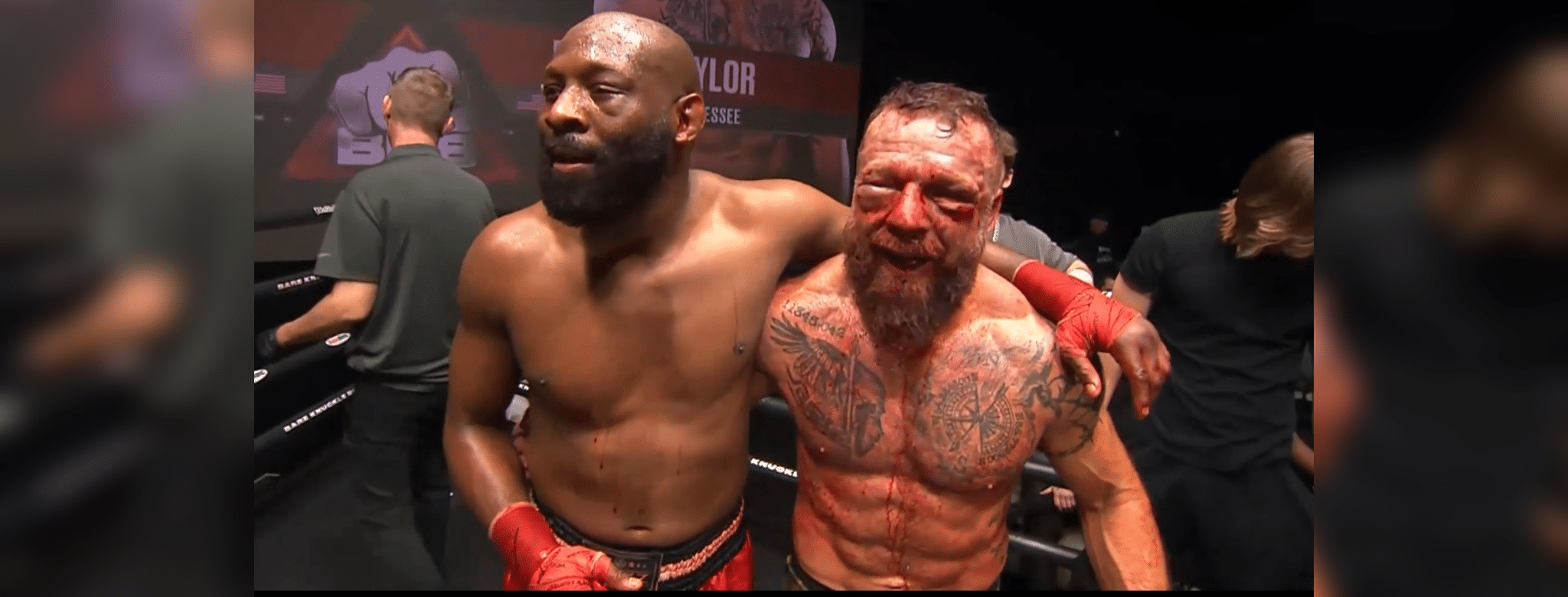 L-R Martin Brown and Bobby Taylor