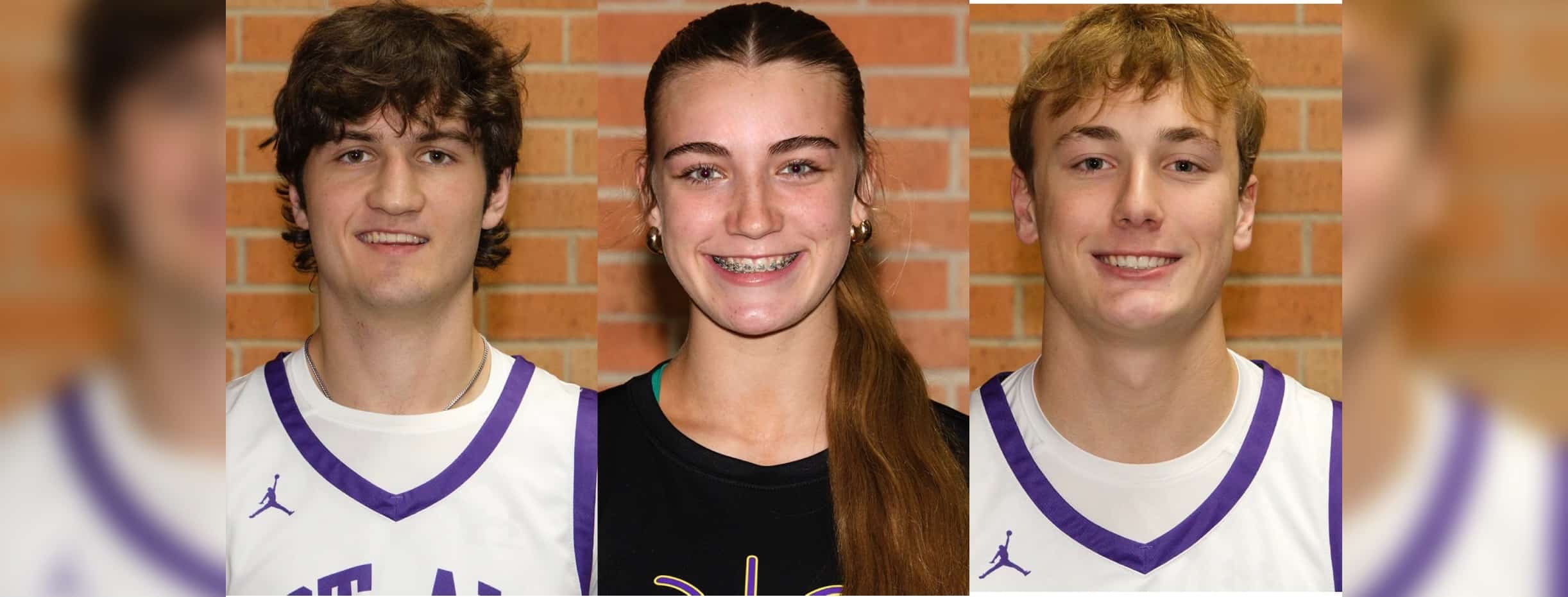 L-R Carter Henderson, Megan Theriot, and Sadler Lambiotte