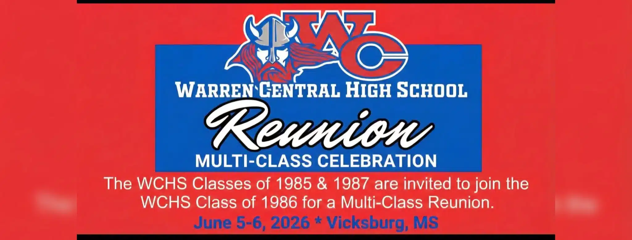 WCHS to host multi-class reunion