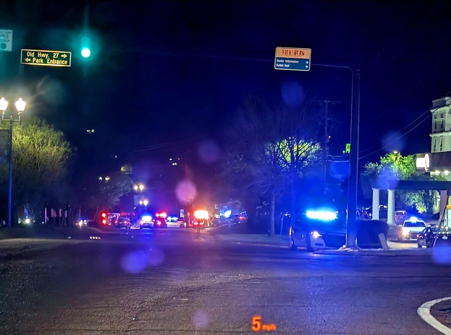 shots fired and crash