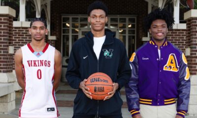 L-R Davon O’Neal, Jacquez Marshall, and Carson Gleese: Photo by Richard Miller