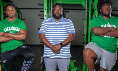 LeAndrew Drake, DeCorey Knight Sr., and Karter Thomas: Photo by Ced Tillman