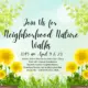 Neighborhood Nature Walks
