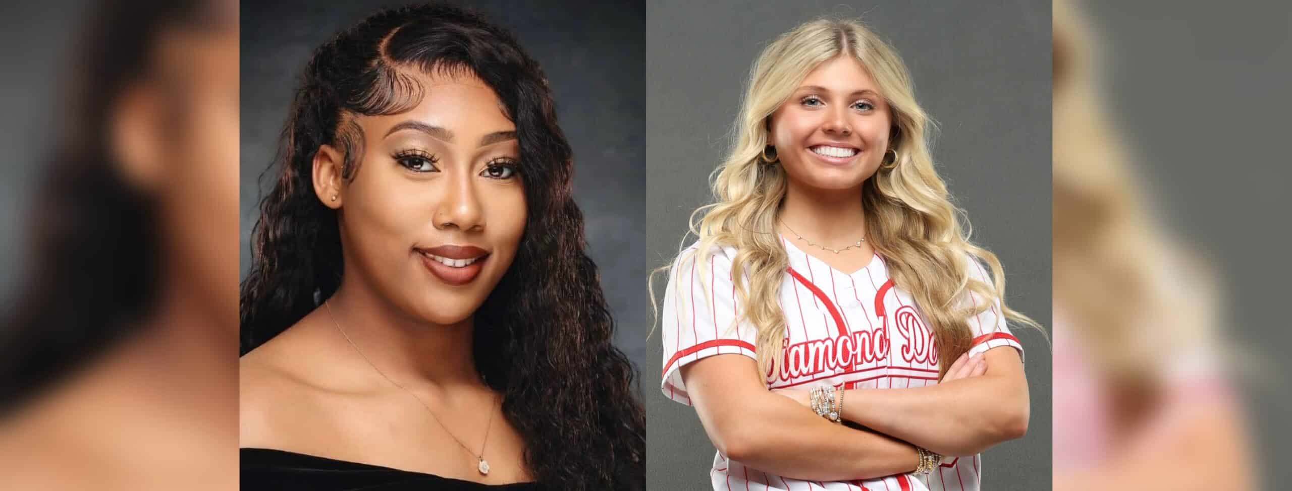 L-R Anitra McWilliams and Sydney Sullivan