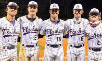 L-R Pierson Smith, Sadler Lambiotte, Emerson Blackburn, William Roberson and Robert Lee