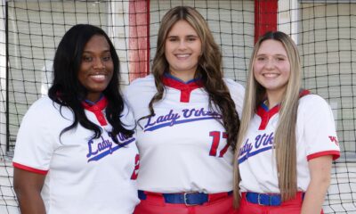 L-R Catlin Lewis, Maddy Pant, and Anzley Keen: Photo by Richard Miller