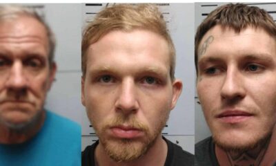 L-R Paul Henry Guin, Nathan Jonathan Eugene Meadows and Zachary Allan Brooks