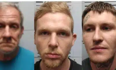 L-R Paul Henry Guin, Nathan Jonathan Eugene Meadows and Zachary Allan Brooks