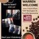 Warren welcome flyer