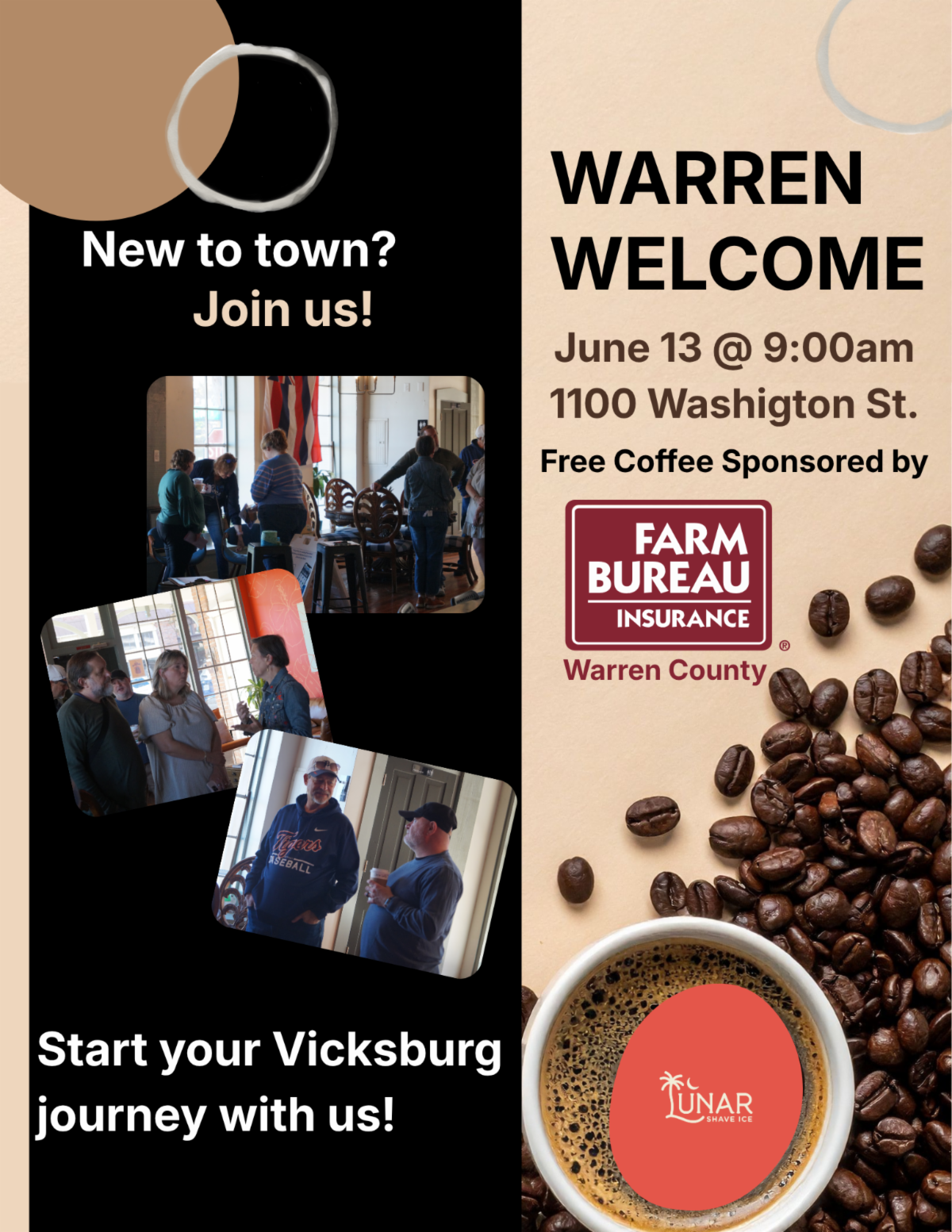 Warren welcome flyer