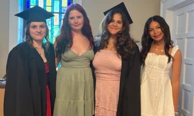 L-R Kensie Hill, Gracelynn Hill, Cambria LaSalle, and Allie Blount