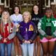 L-R Ruthie Britton, Anzley Keen, Madison Spencer, Harmony Harris, Brooklynn Nicholson. Back L-R Madisyn Kimble, Lauren Rae Davis, Mia Abdo, and Maddy Pant: Photo by Richard Miller
