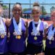 St. Aloysius Girls 4x100 Relay Team are the state champions! L-R Megan Theriot, Kennadi Blassingame, Kelci Bingham and Madelyn Kavanaugh. Photo by Katie Kavanaugh
