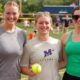 L-R Abigail Morgan, Liza Gregg and Kayleigh Karel: Photo by Richard Miller
