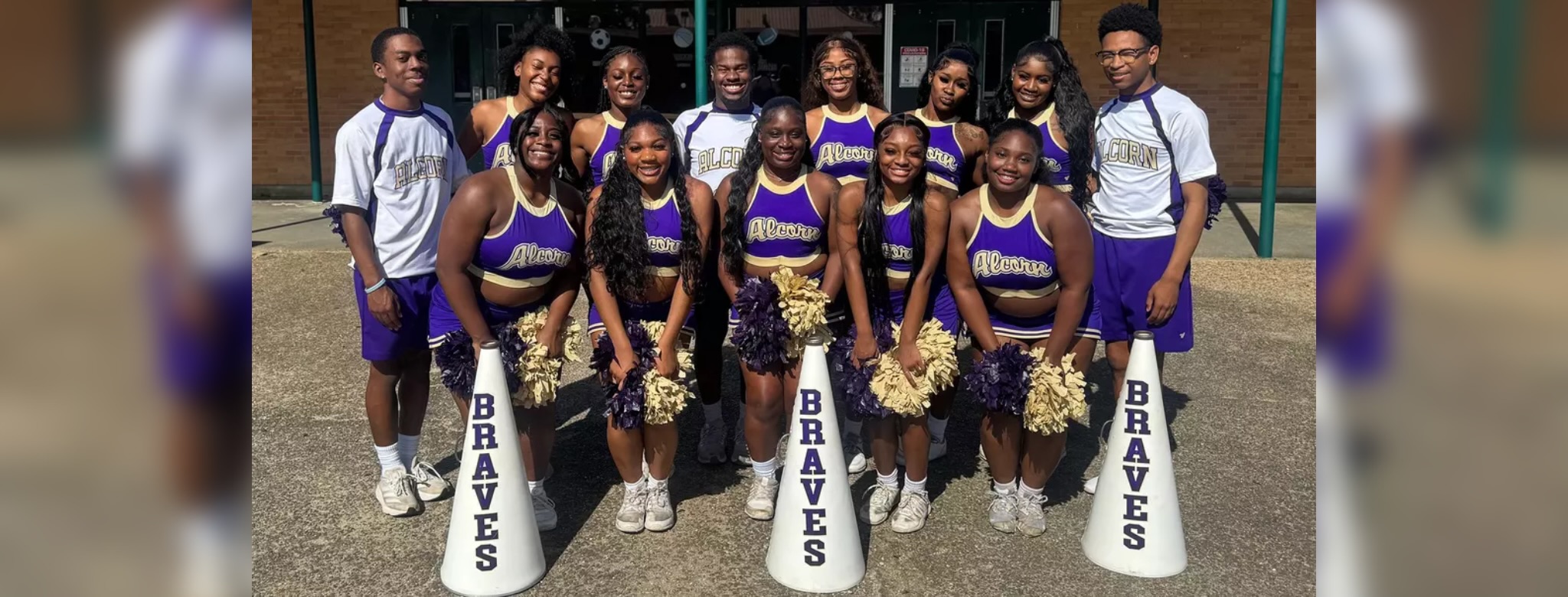 Alcorn cheerleaders