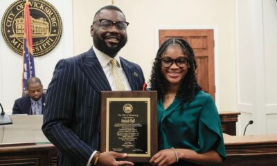 Alderman TJ Mayfield and Amiyah Hall:Photo by VTV