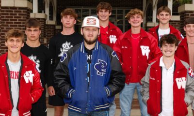 L-R(front) Luke Bond, Jackson Blackmon, Charlie Esparza. L-R(2nd row) Carter Smithhart, Sam Ashley, Nick Lee, and Reed McClurg. L-R(back row) Jacob Porter and Jonah Artman