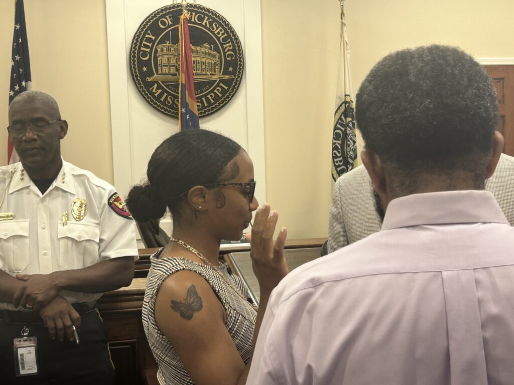 swearing in