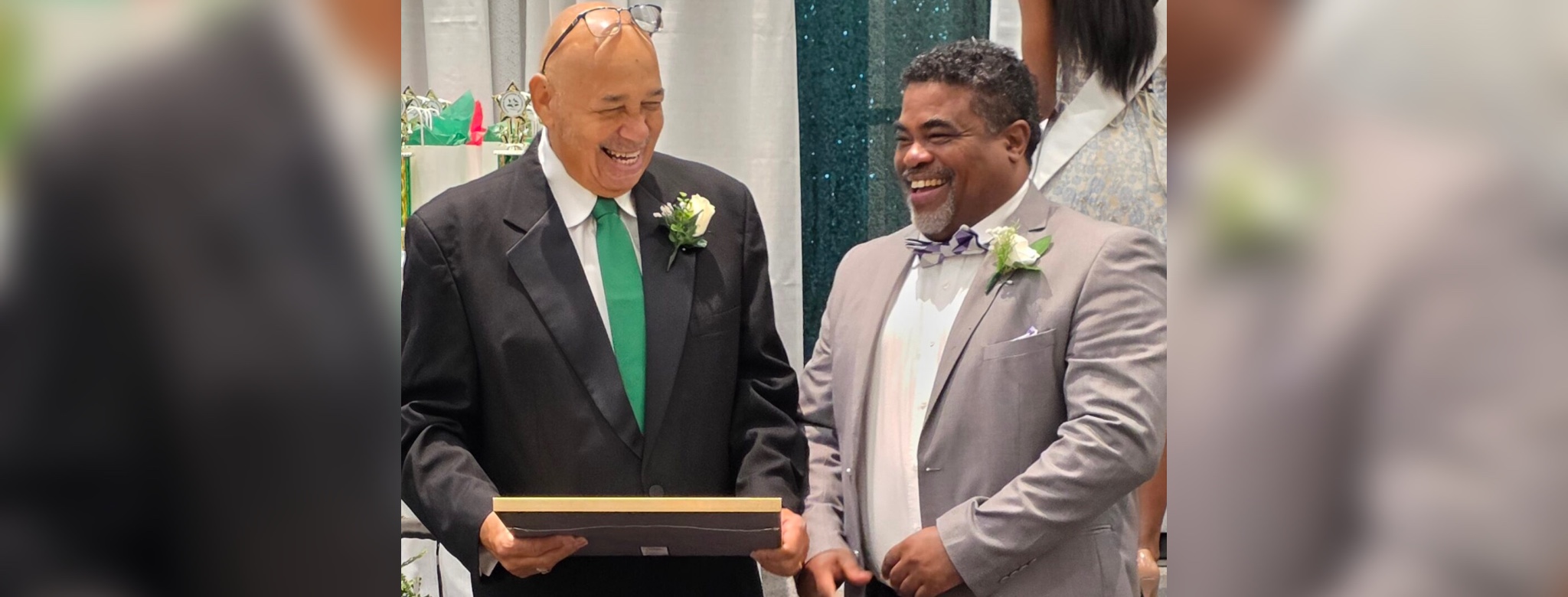 L-R Willie Glasper and Cedric Tillman: Photo by David Day