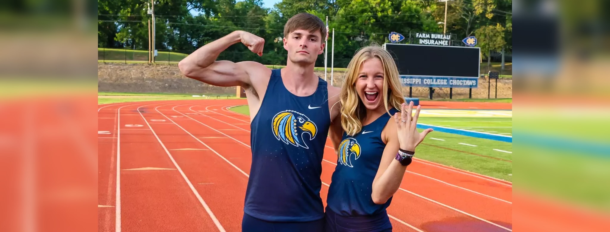 Gabe Hodson and Lauren Wallace