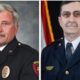 L-R Assistant Chief Tim Love and Captain Doug Holman