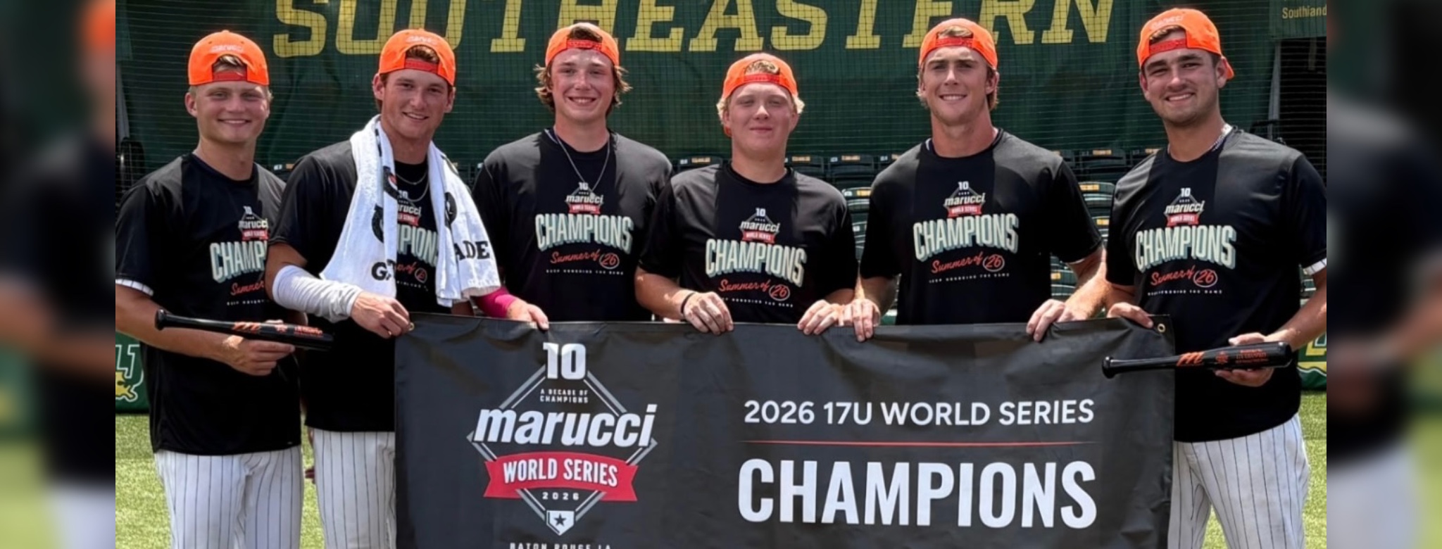 Tristan Jamison, Caden Cole, Beau Bradley, Justin Greer, Blake Caruthers and Braxton Hartley