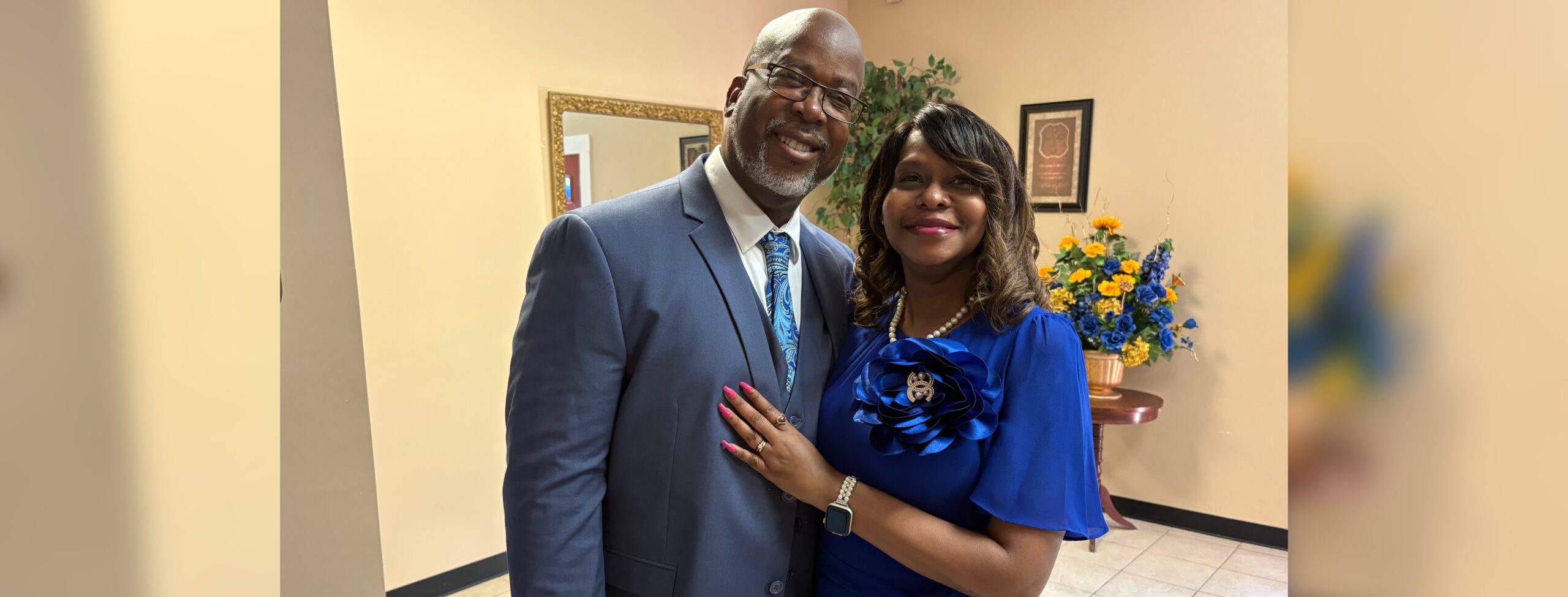 Rev. Sedric Lawrence and First Lady LaTonia Lawrence