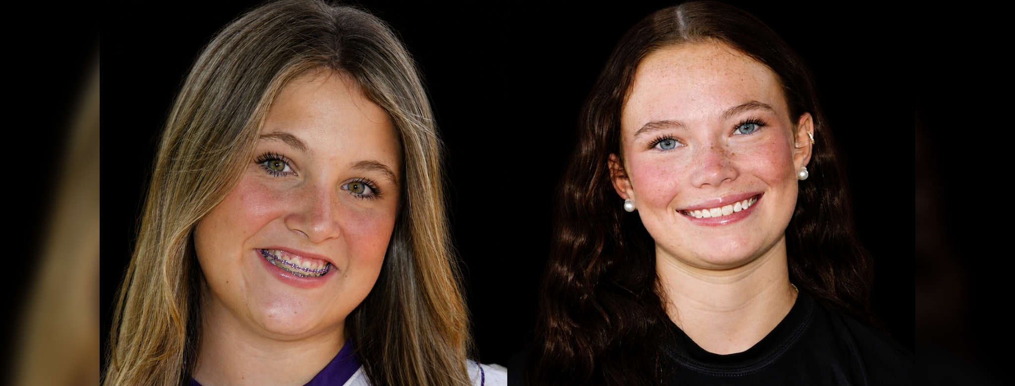 L-R Madison Connelly and Mia Abdo